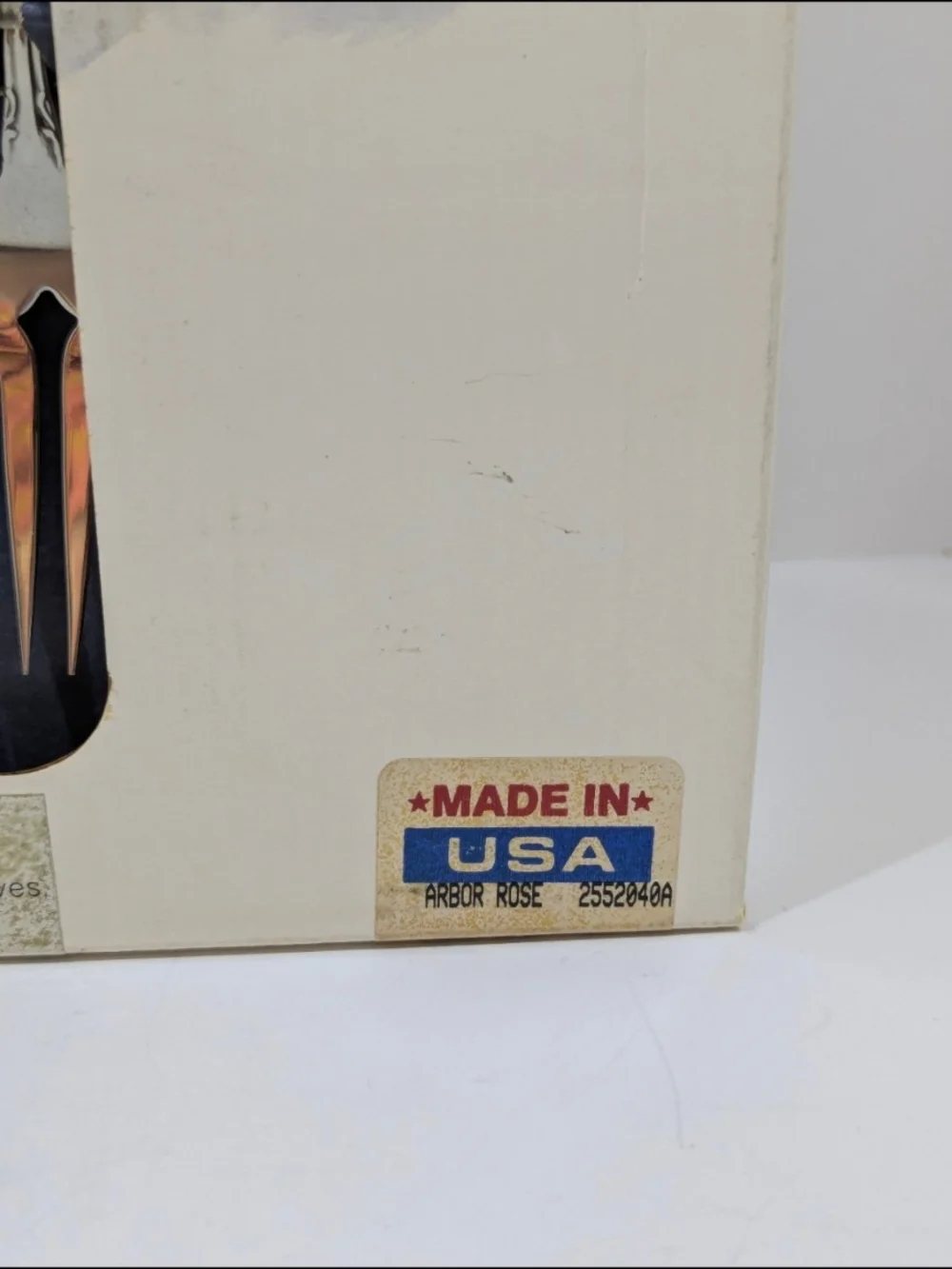 Vintage Oneida Arbor Rose Stainless Steel Flatware Set in Silver - Service for 8